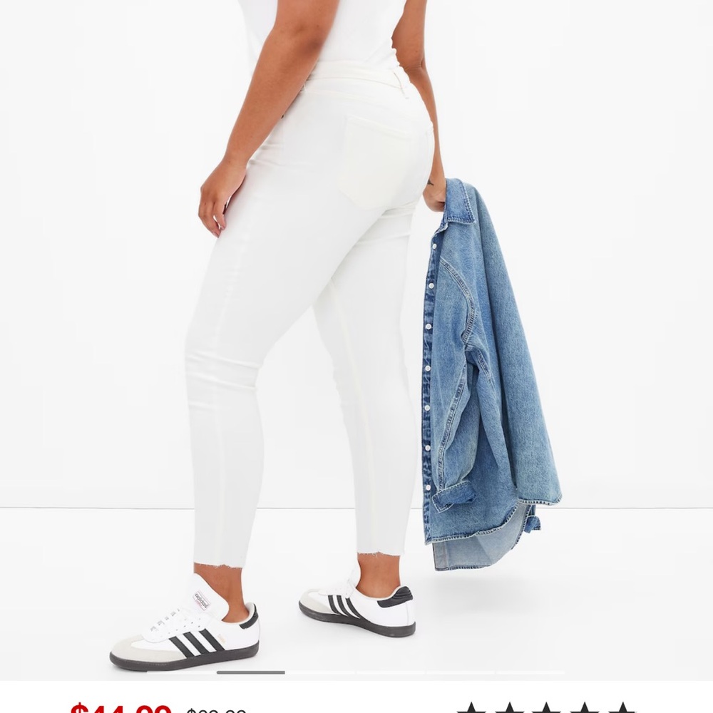 NWT gap factory white jeans